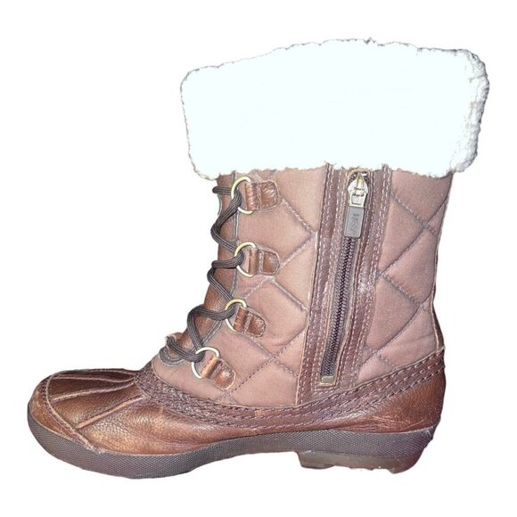 UGG Women's NEWBERRY 3224 Quilted Snow Boot (Waterproof, Shearling Lined) Sz 9 - Picture 7 of 16